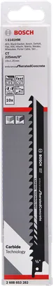BoschS1141HM 往复锯片，适用于加气混凝土。