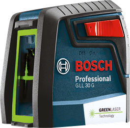 带有绿色激光的BoschGLL 30 G 激光调平工具。.