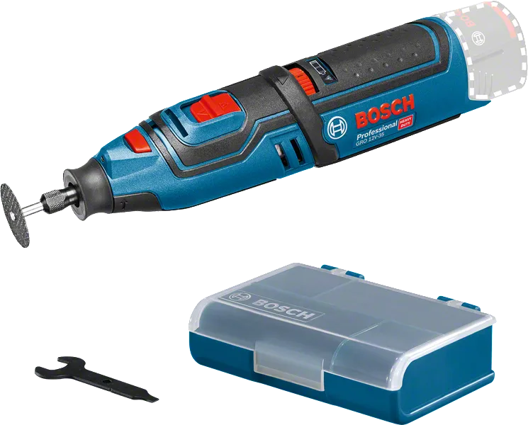 Bosch GRO 12V-35 无绳旋转工具套装。.