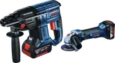 Bosch GBH 180-LI 和 GWS 18V-LI 组合套件无绳工具。.