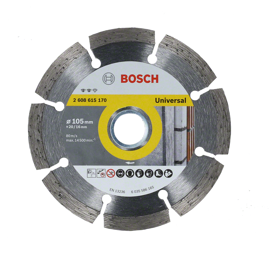 Bosch金刚石锯片，适用于通用 105 毫米切割。.