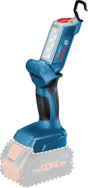 BoschGLI 18V-300 LED 工作灯，配备 ProCORE18V 电池。.