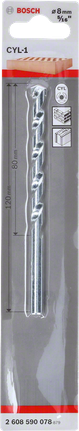 BoschCYL-1 8mm 石工钻头。.