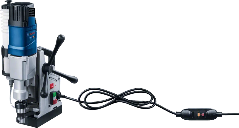 BoschGBM 50-2 磁力钻，用于钢材钻孔。.