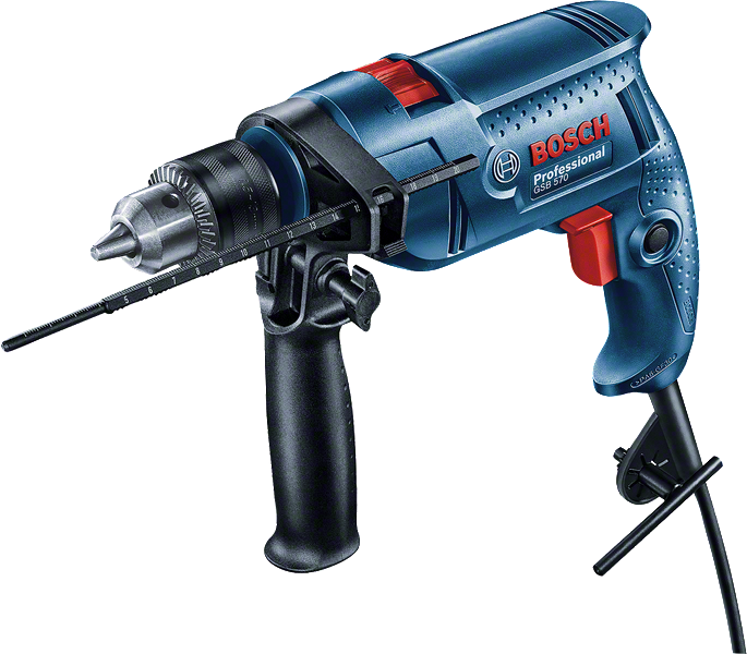 带有侧柄的BoschGSB 570 冲击钻。.