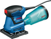 BoschGSS 1400 A 砂光机，配有微过滤集尘盒。.