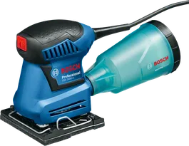 BoschGSS 1400 A 砂光机，配有微过滤集尘盒。.