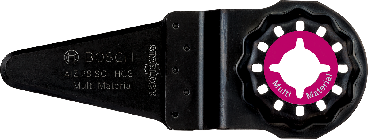 BoschStarlock AIZ 28 SC 多用途锯片。