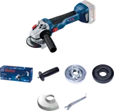 BoschGWS 18V-10 无绳角磨机及配件。.