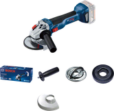 BoschGWS 18V-10 角磨机及其配件。.