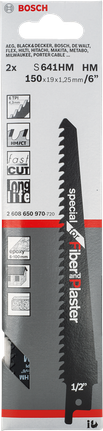 BoschS 641 HM 6 英寸往复锯片。.