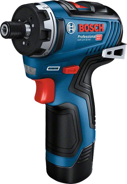 Bosch GSR 12V-35 HX 无绳螺丝刀，紧凑设计。.