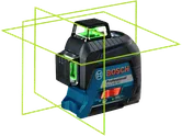带有绿线的BoschGLL 3-60 XG 激光调平工具。.