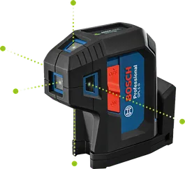 具有自动调平功能的BoschGPL 5 G 点激光器。.