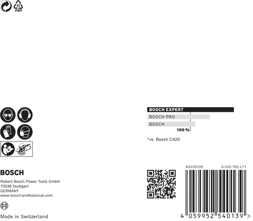 BoschEXPERT M480 砂磨网 125 毫米。.