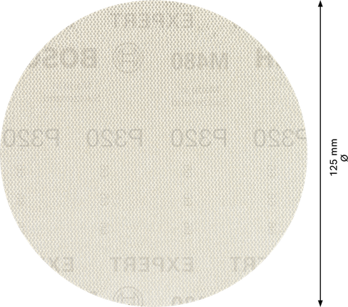 BoschEXPERT M480 砂磨网 125 毫米 G320 圆盘。.