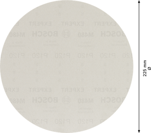 BoschEXPERT M480 砂磨网 225 毫米 G120 圆盘。.