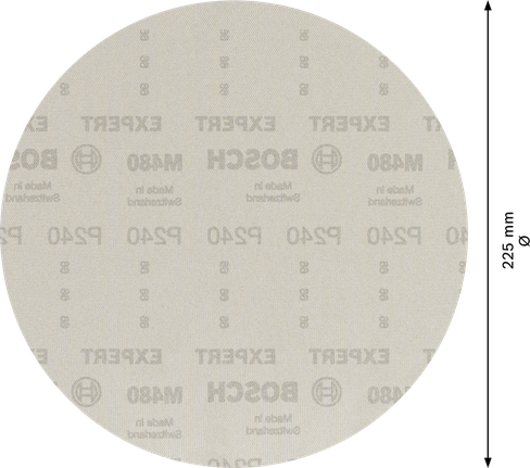 BoschEXPERT M480 打磨网 G240 适用于干墙打磨机。.