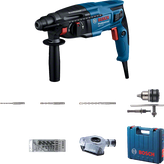 BoschGBH 220 旋转锤，配有钻头和盒子。.