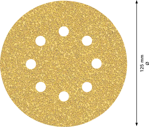 BoschEXPERT C470 砂纸盘 125 毫米 8 孔 G40.