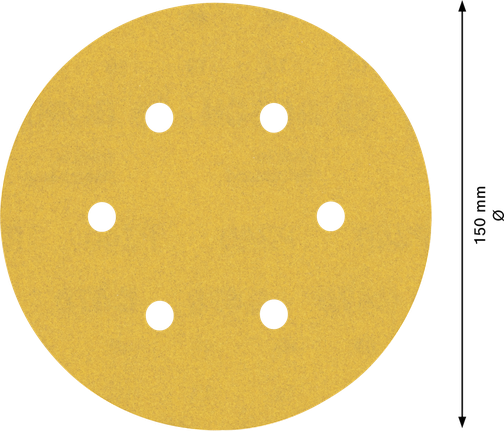BoschEXPERT C470 砂纸盘 150 毫米 6 孔。.