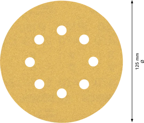 BoschEXPERT C470 砂纸盘 125 毫米 8 孔 G150。.