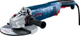BoschGWS 24 角磨机配有符合人体工程学的手柄。.
