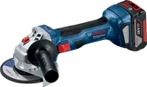 BoschGWS 180-LI 无绳角磨机，配备 18V 5.0Ah 电池.