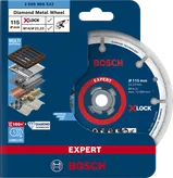 BoschEXPERT 金刚石金属砂轮 X-LOCK 切割盘 115 毫米。