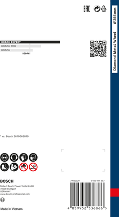 Bosch金刚石金属轮 355×25.4 mm.