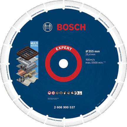 Bosch专家金刚石切割片，适用于多种材料。.
