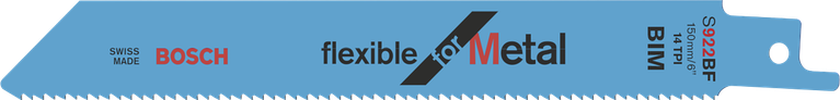 BoschS922BF 灵活适用于金属往复锯片。.