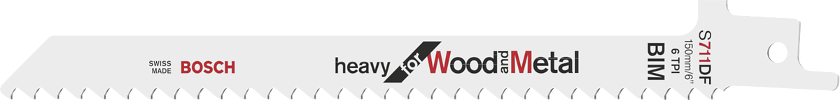适用于木材和金属的BoschS711DF 曲线锯锯条。.