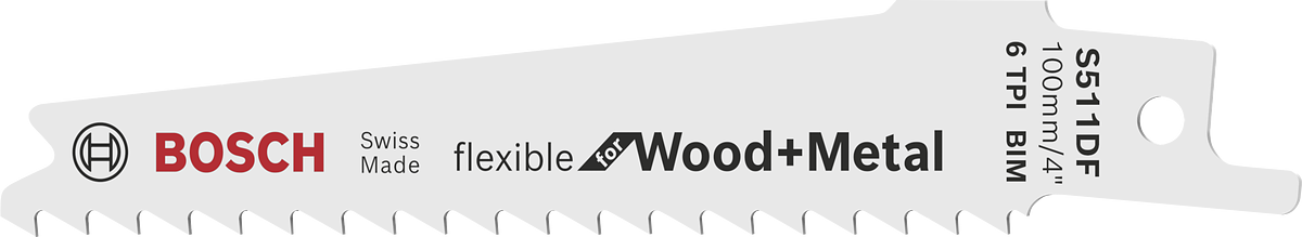 适用于木材和金属的BoschS511DF 曲线锯锯条。.