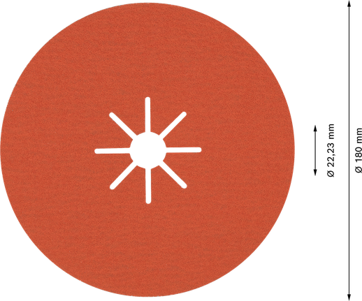Bosch EXPERT R782 Prisma 陶瓷纤维盘 180 毫米，粒度 80。.