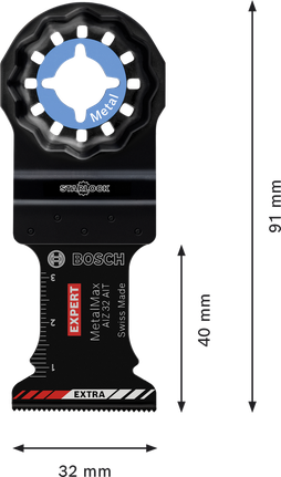 Bosch EXPERT MetalMax AIZ 32 AIT 硬质合金多功能刀片。.