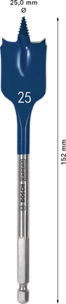 BoschEXPERT 自切速度铲形钻头 25 毫米。.