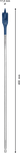 BoschEXPERT 自切速钻头 17 x 400 毫米。