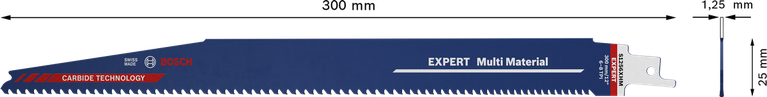 BoschEXPERT 多材料往复锯片 300 毫米。.