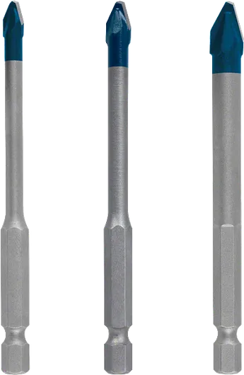 Bosch EXPERT 硬陶瓷 HEX-9 钻头套装 3 件。
