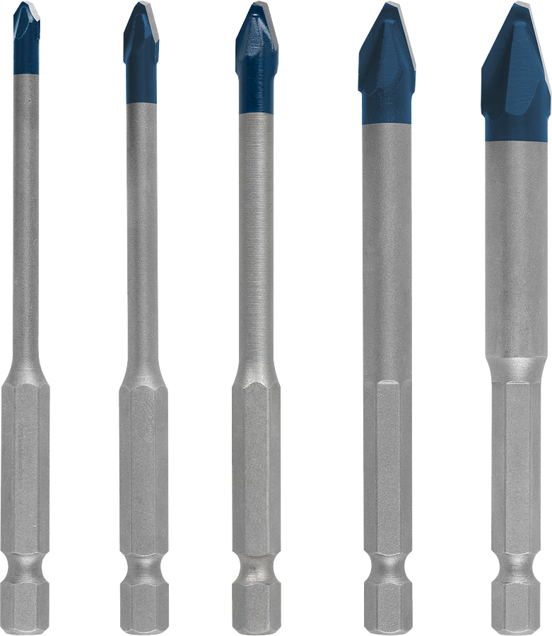 Bosch EXPERT HEX-9 硬陶瓷钻头套装，5 件。.