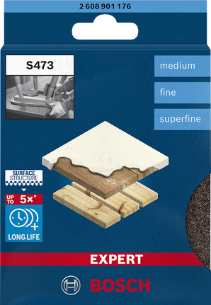 BoschEXPERT S473 砂纸垫，中细/超细。