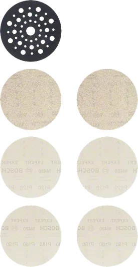 Bosch EXPERT M480 入门套件 125 毫米砂磨盘套装。.