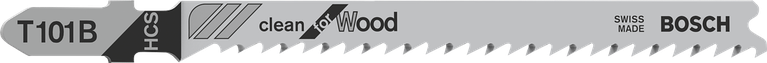 BoschT101B 曲线锯刀片，用于干净切割木材。.
