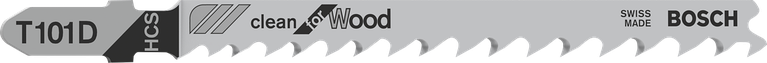 BoschT101D 曲线锯刀片，用于干净切割木材。.