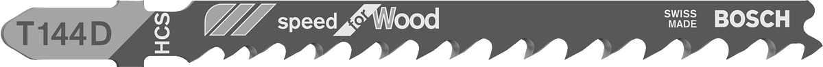 BoschT144D 曲线锯锯片，可快速切割木材。.