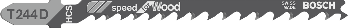BoschT244D 曲线锯锯片，用于快速切割木材.