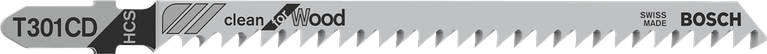 BoschT301CD 曲线锯刀片，用于干净切割木材。.