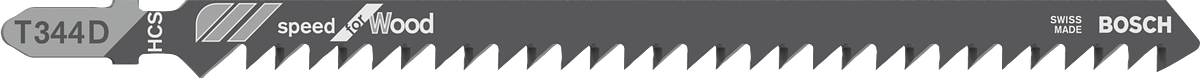 BoschT344D Speed for Wood 曲线锯刀片，可快速切割木材。.