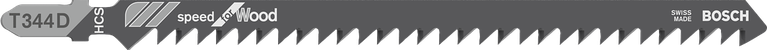 BoschT344D Speed for Wood 曲线锯刀片，可快速切割木材。.
